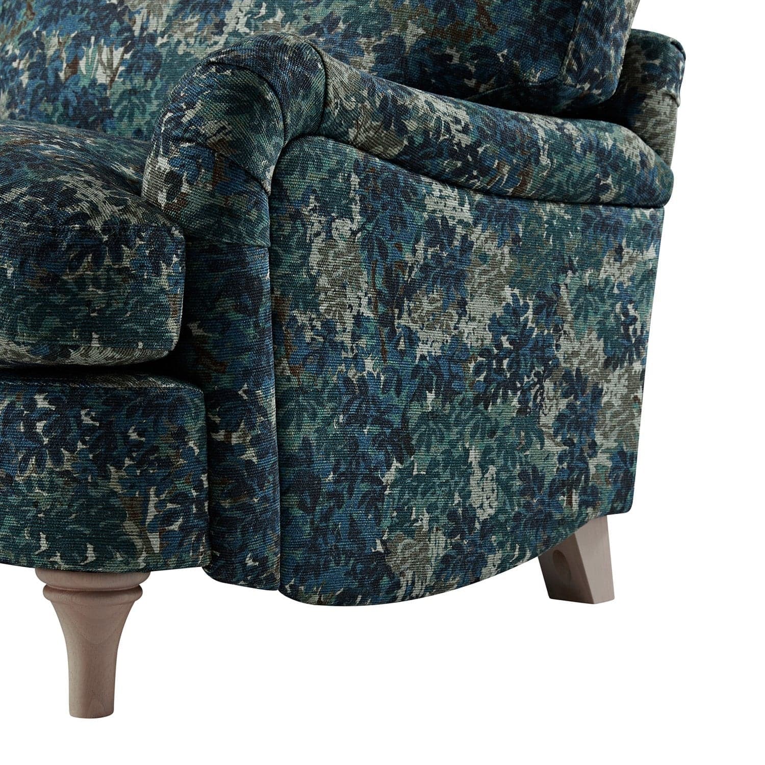 Daphnis Julien Linen Blend Patterned Sofa, 1-Seater